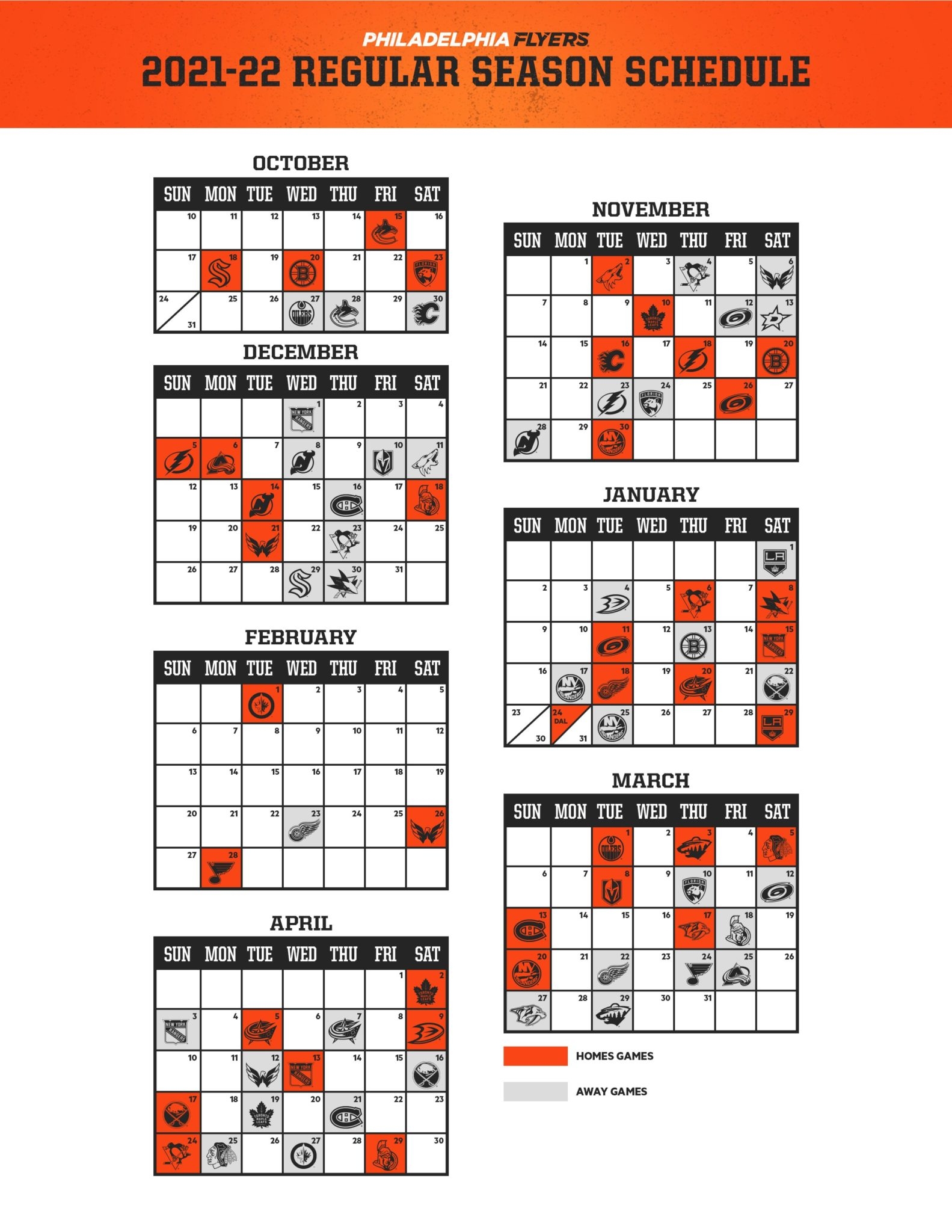 10 Thoughts On The Flyers Schedule Crossing Broad 10 Thoughts On The Flyers Schedule Crossing Broad