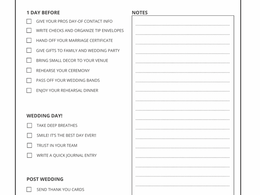 12 Month Wedding Planning Checklist Free Printable Party Ideas For Real People