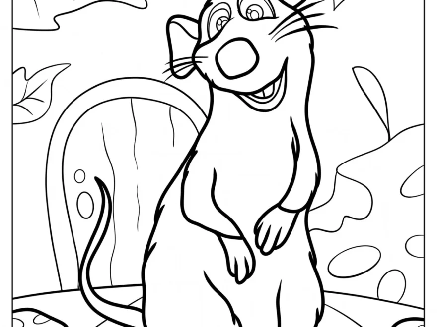 20 Ratatouille Coloring Pages Free PDF Printables