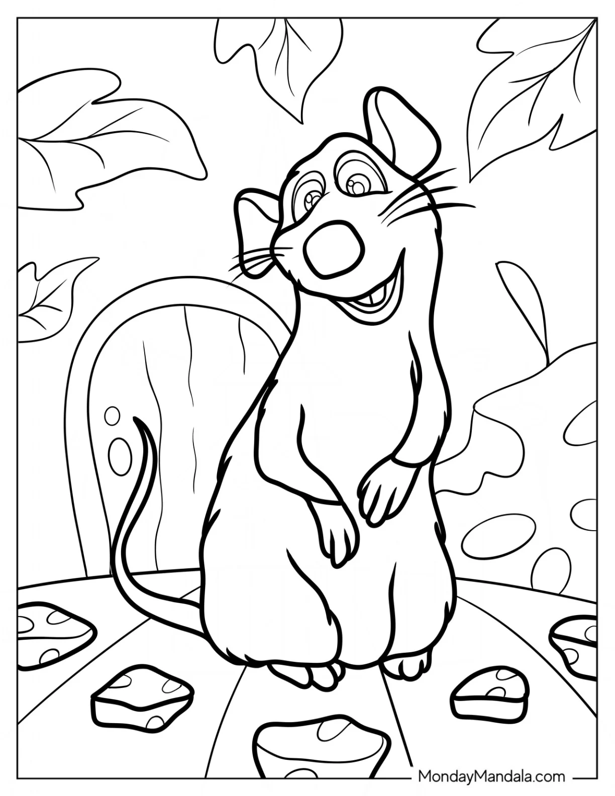 20 Ratatouille Coloring Pages Free PDF Printables 