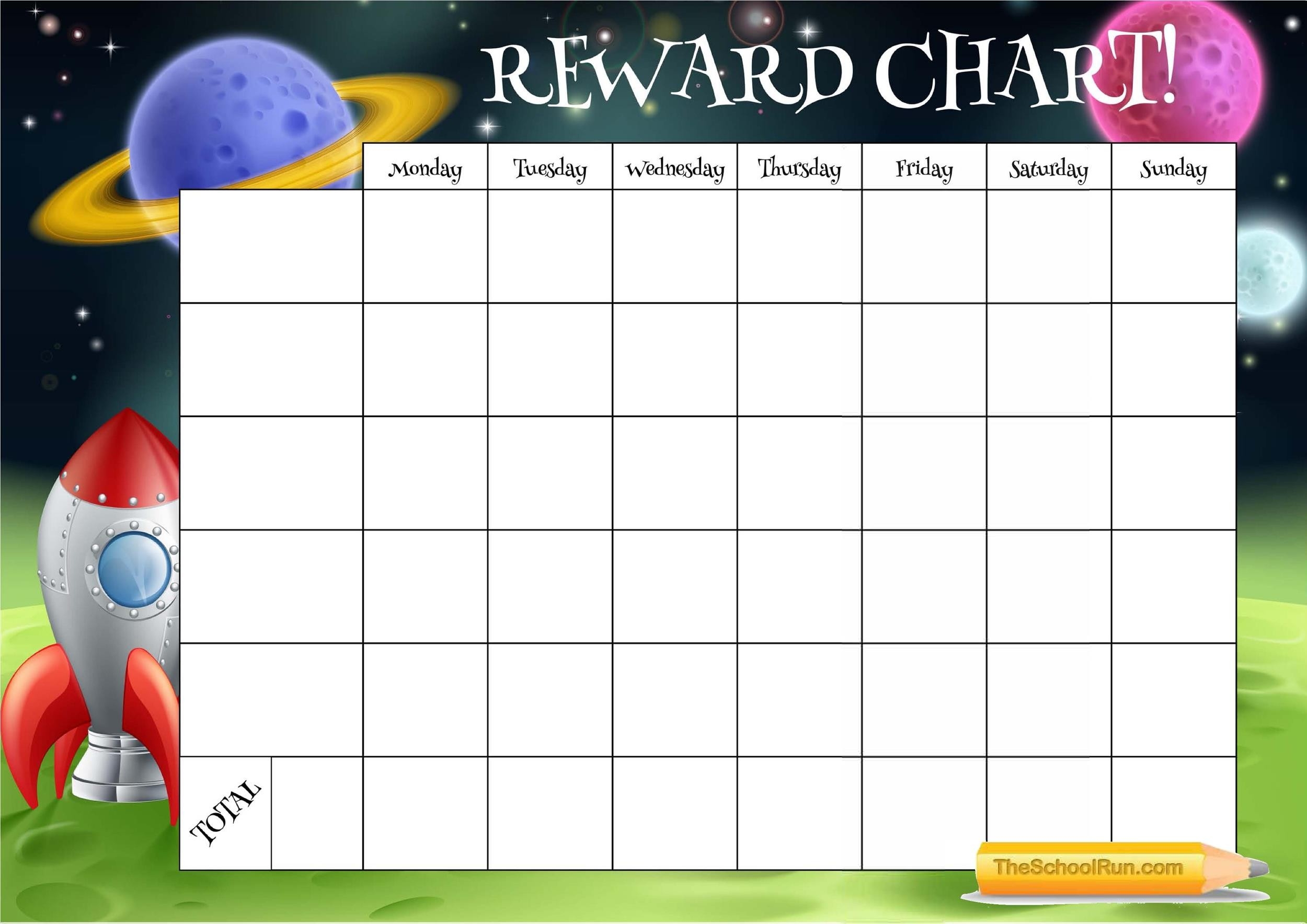 Free Printable Sticker Reward Chart
