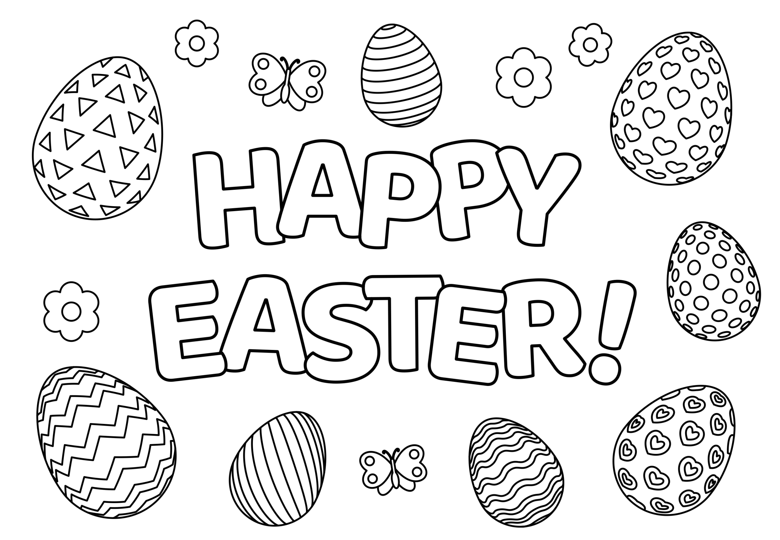 Printable Easter Coloring Sheets Printable Easter Coloring Sheets