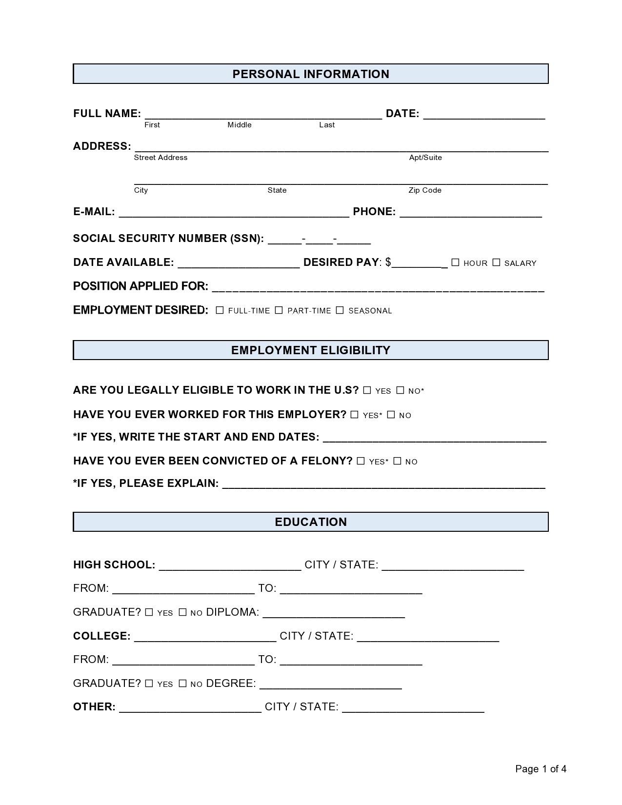 41 Free Personal Information Forms Templates TemplateLab 41 Free Personal Information Forms Templates TemplateLab