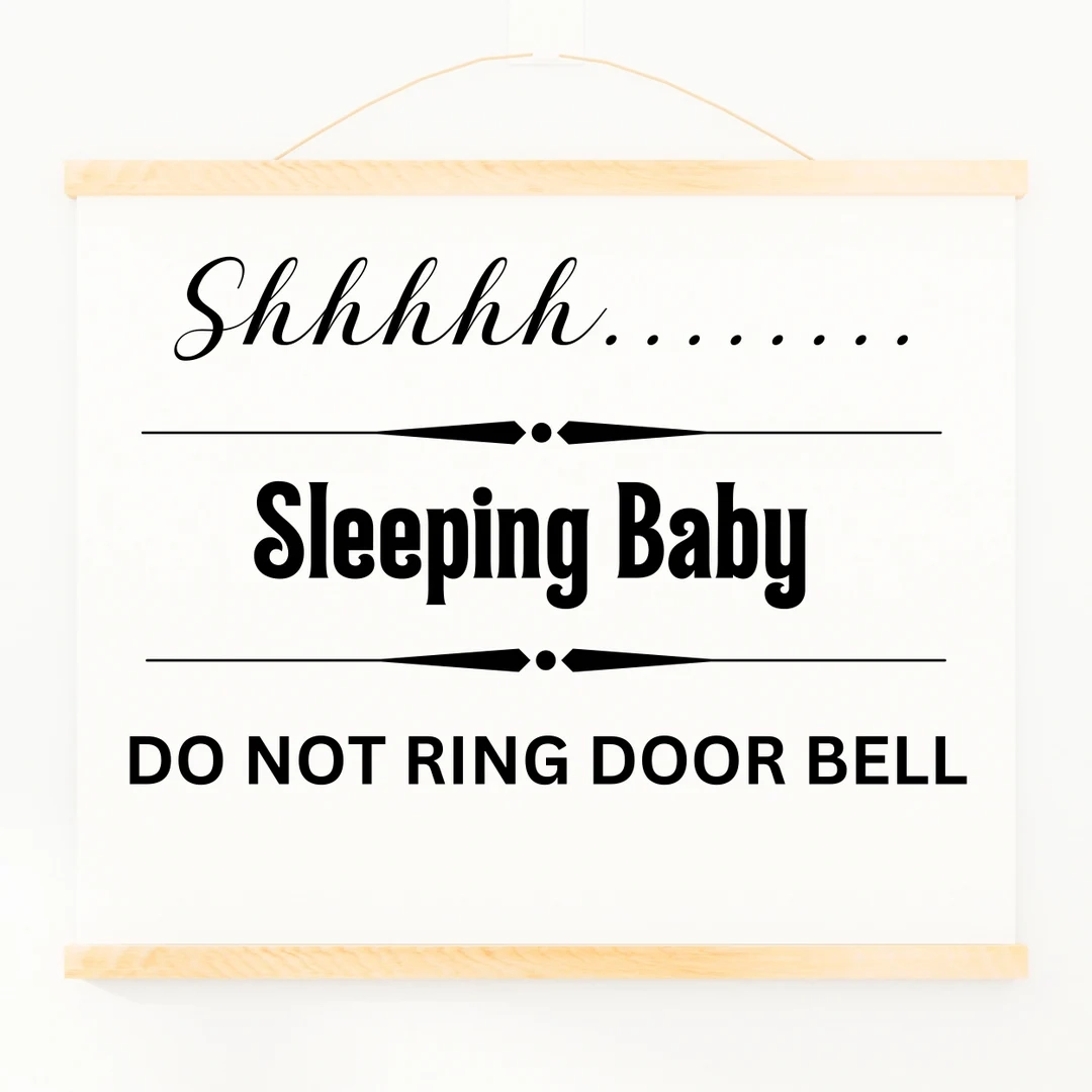 The Babies Are Sleeping Printable Sign The Babies Are Sleeping Printable Sign