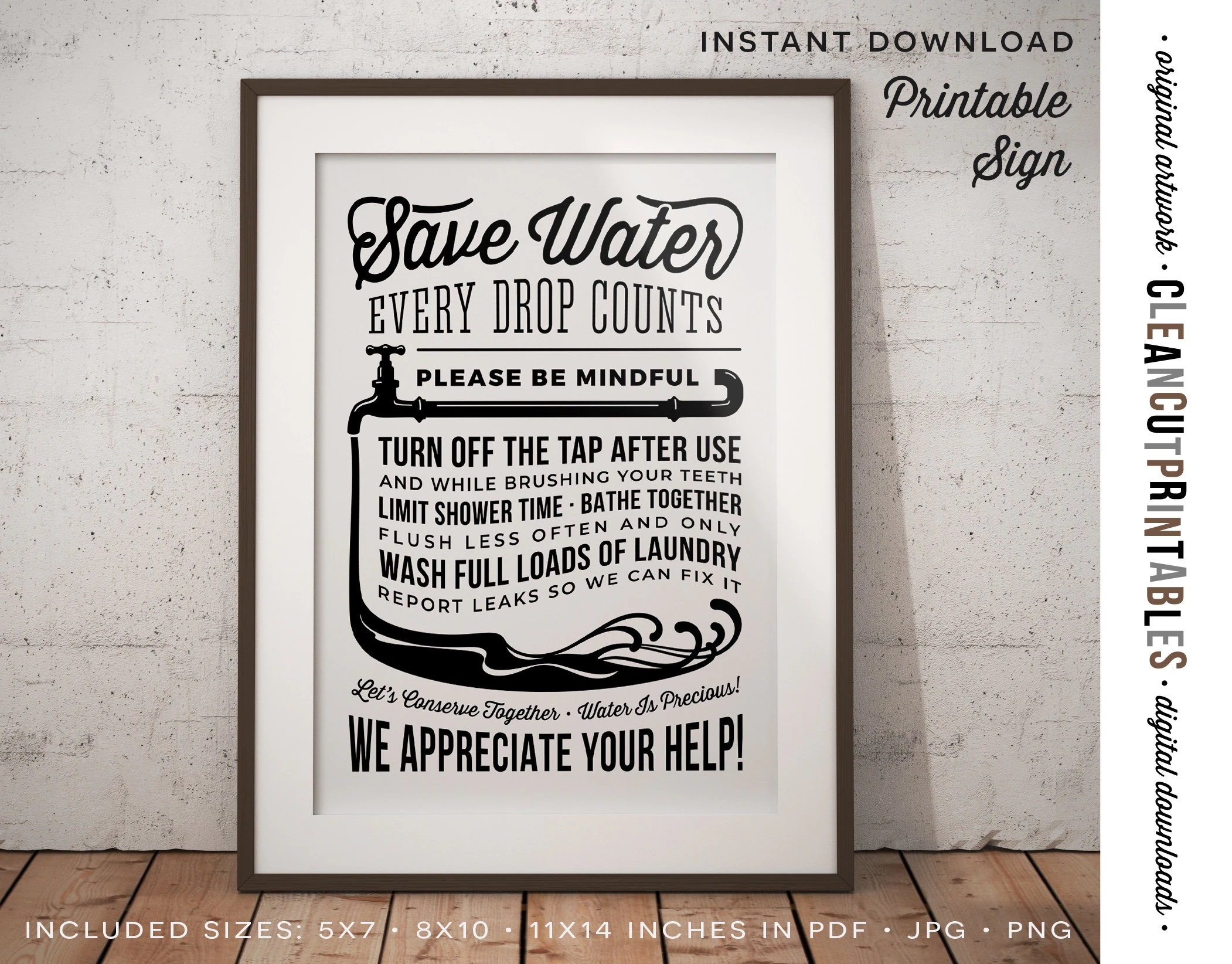 Bathroom Rules Save Water Sign Water Conservation Don t Waste Bathe Together Flush Less Retro Vintage PDF JPG PNG Printable Download Etsy Hong Kong Bathroom Rules Save Water Sign Water Conservation Don t Waste Bathe Together Flush Less Retro Vintage PDF JPG PNG Printable Download Etsy Hong Kong