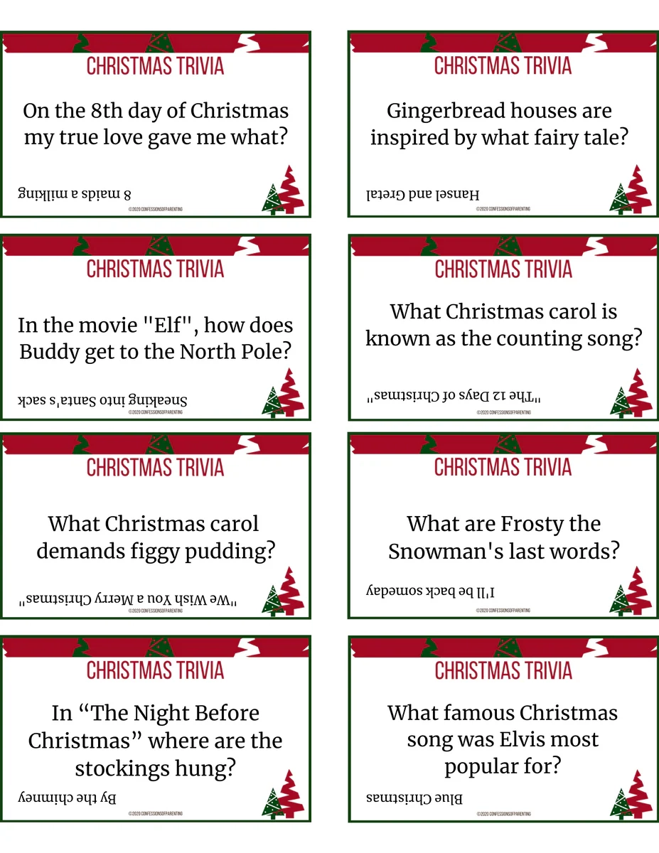 Christmas Trivia For Kids Printable MicheleTripple Christmas Trivia For Kids Printable MicheleTripple