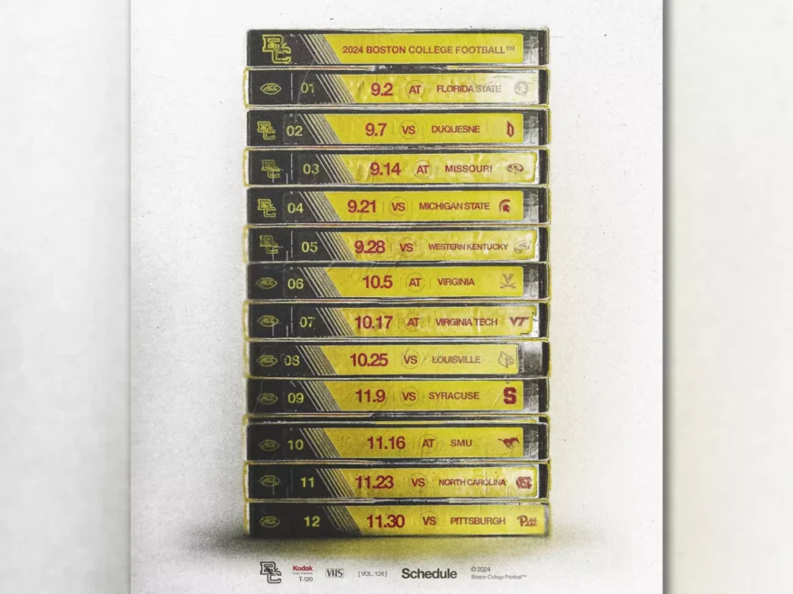 Complete 2024 BC Football Schedule Released Boston College Athletics