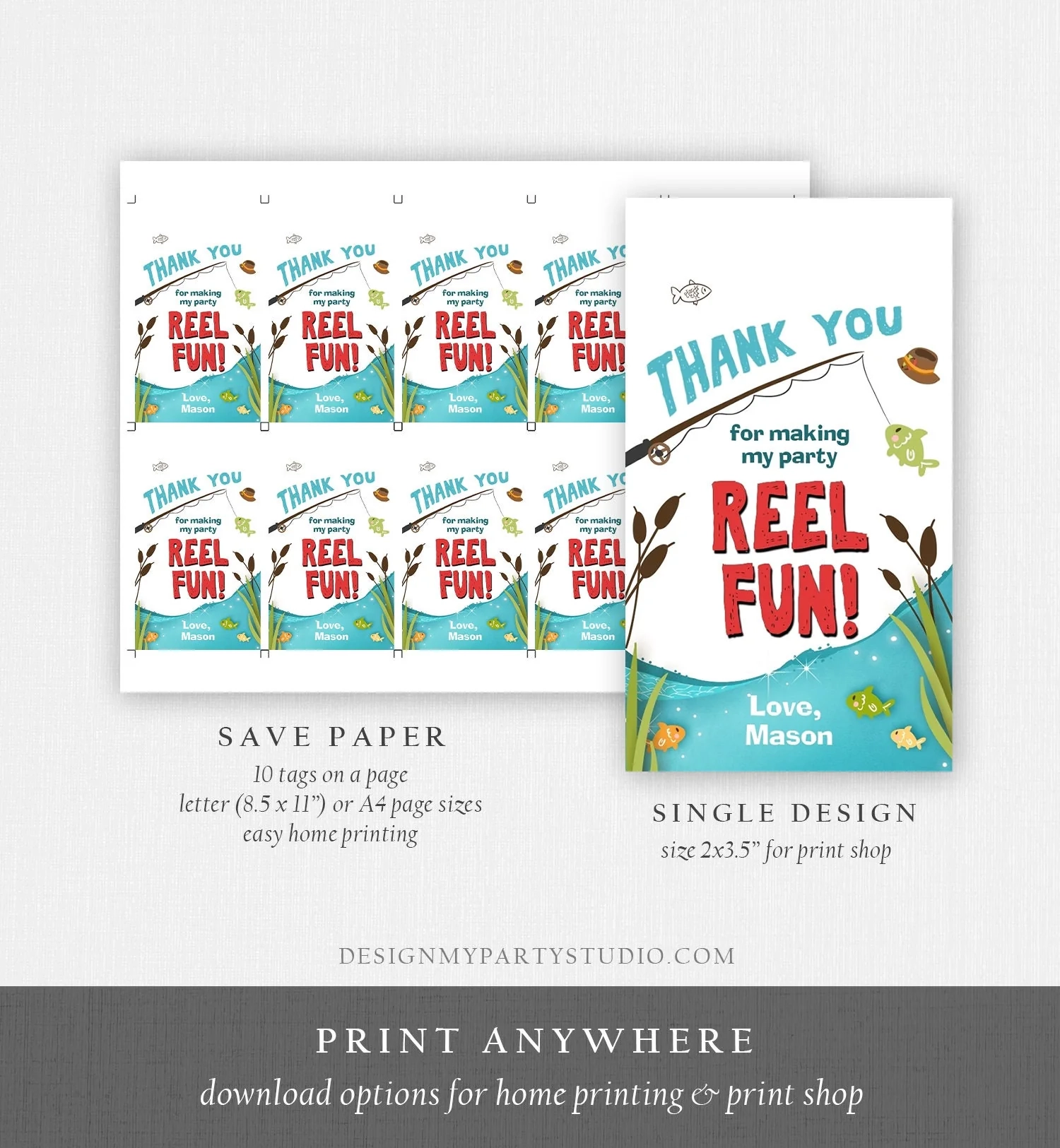Free Printable Sign Reel Fun