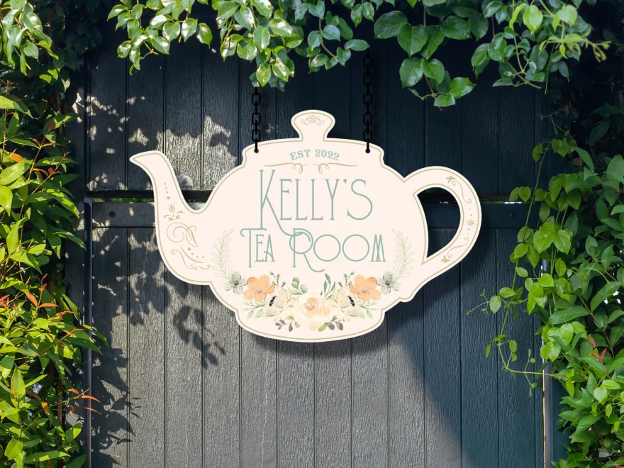 Editable Tea Room Sign Tea Party Sign Tea Party Decor Perfect For Any Birthday Party Or Event Digital File Etsy