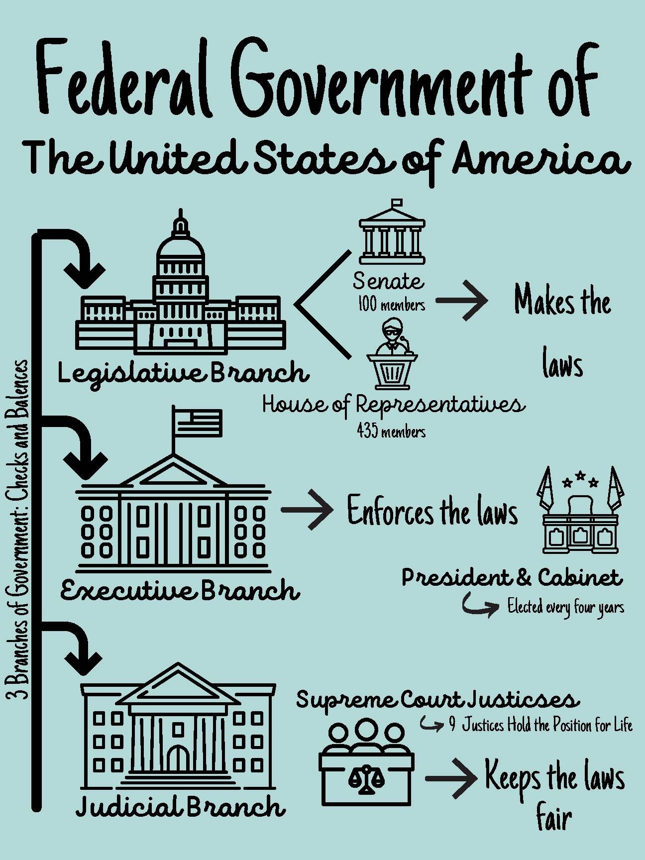 Federal Government Anchor Chart By Be THAT Organized Sped Teacher