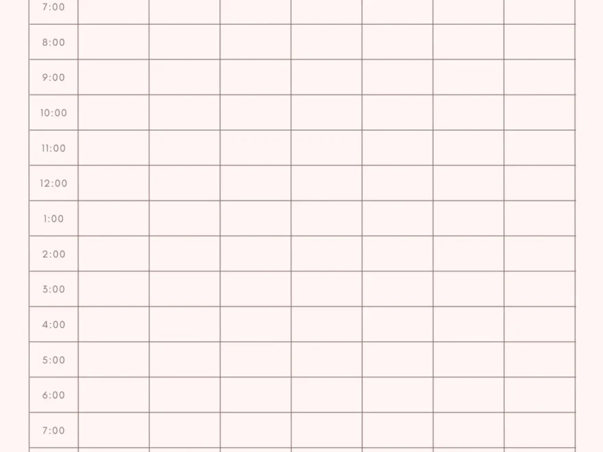 Free And Customizable Weekly Planner Templates Canva