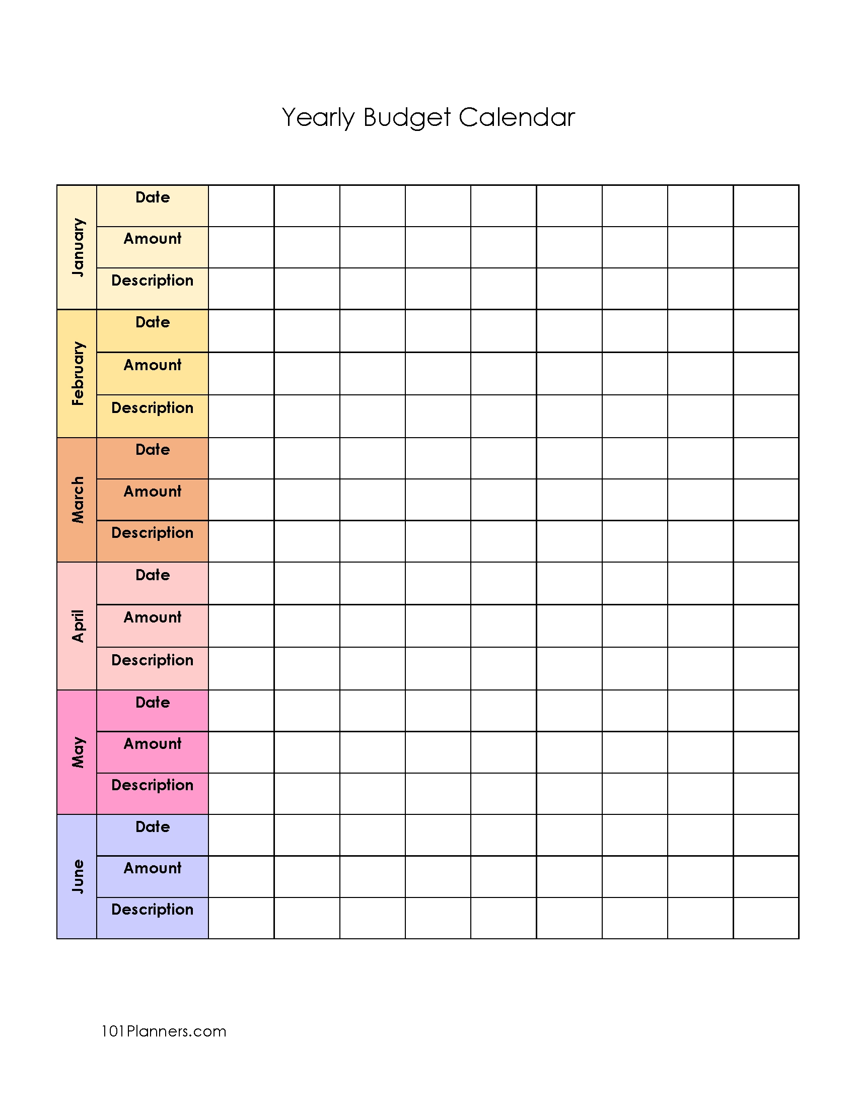 FREE Budget Sheet Template Printable And Editable