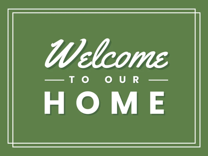 Free Custom Printable Welcome Yard Sign Templates Canva