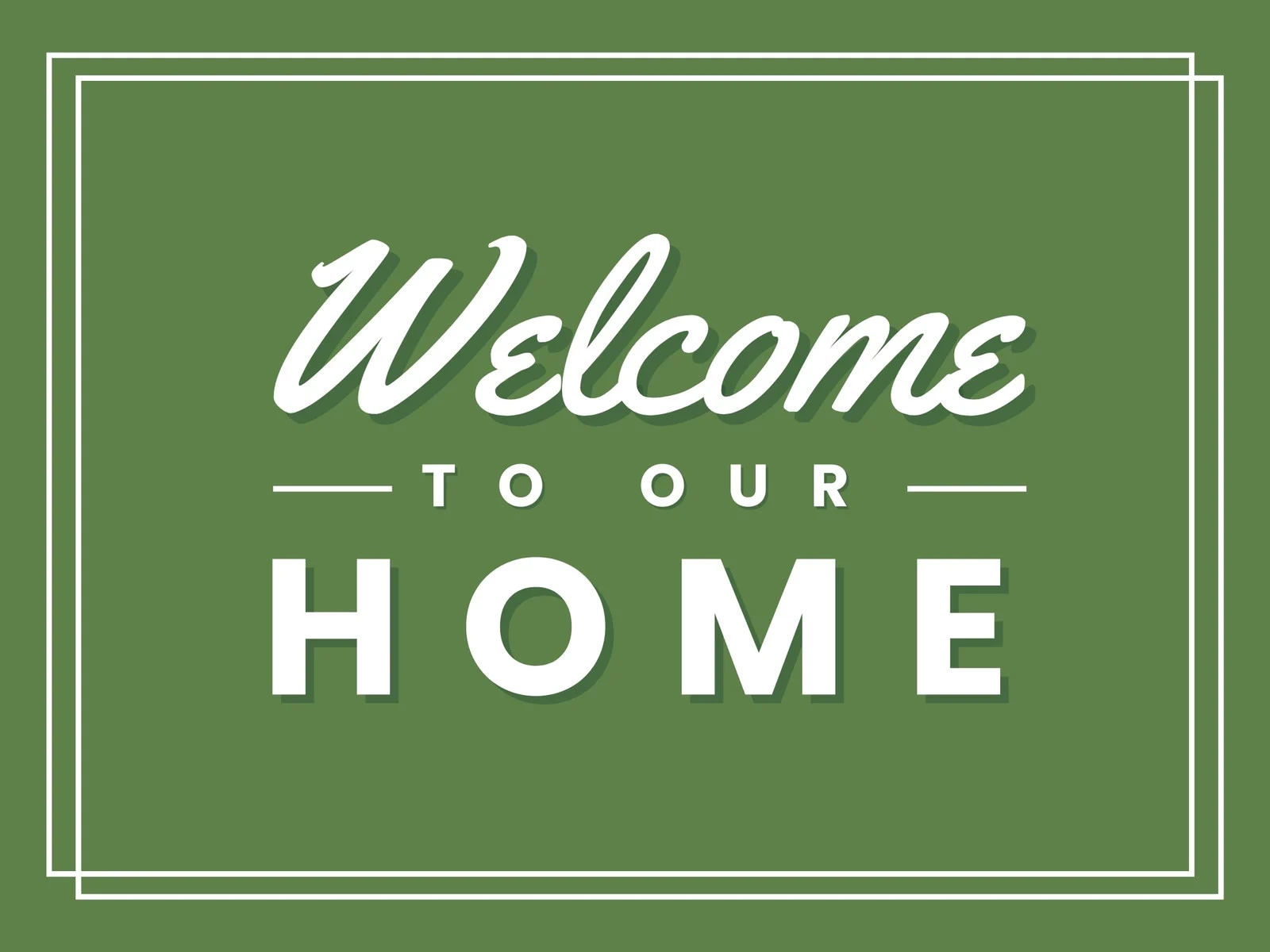Free Custom Printable Welcome Yard Sign Templates Canva