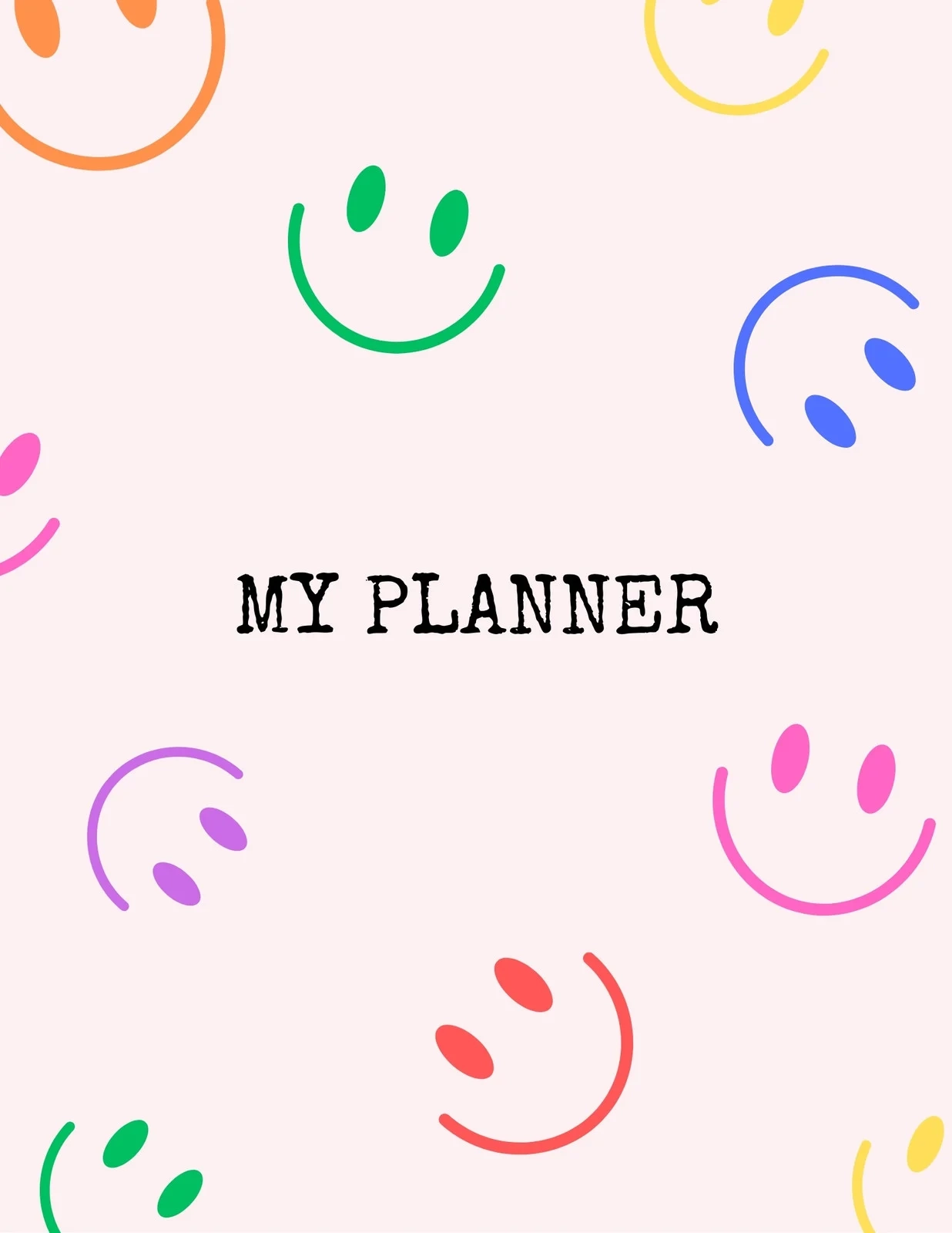 Free Editable And Printable Planner Cover Templates Canva