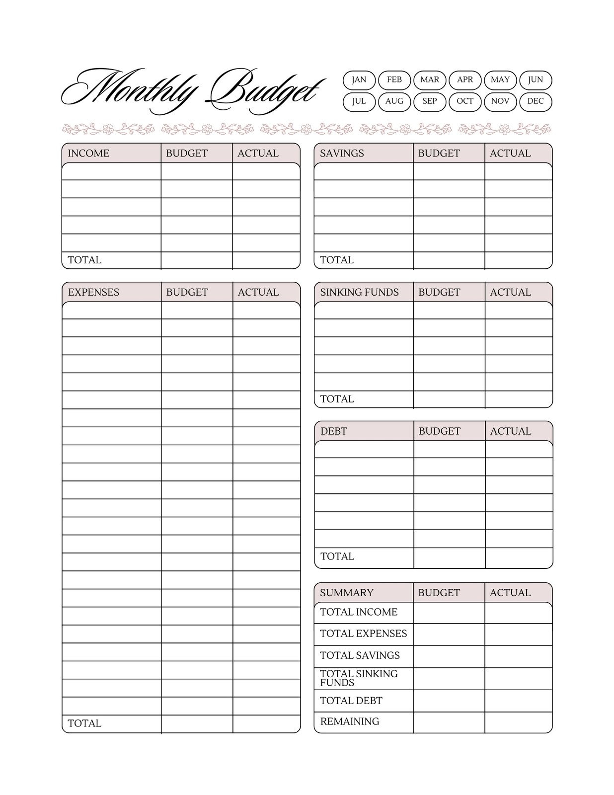 Free Free Printable Personal Budget Sheets Download Free Free Printable Personal Budget Sheets Png Images Free Worksheets On Clipart Library