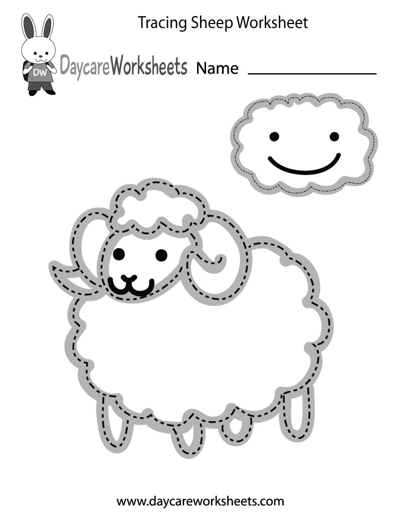 Sheeps Kindergatern Math Sheets Printable