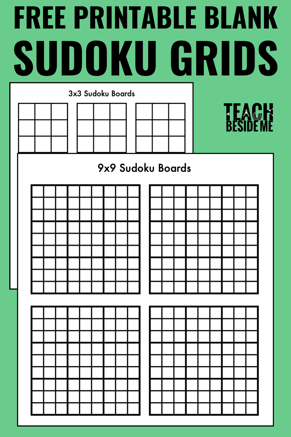 Printable Sudoku Blank Sheets