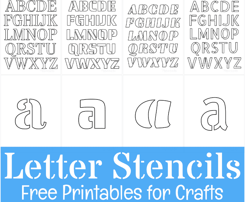 Free Printable Letter Stencils For Crafts