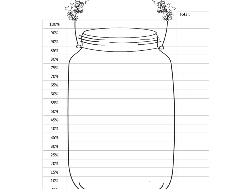 FREE Savings Tracker Printable Customize Online