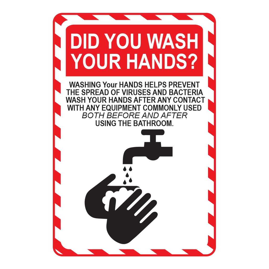 Hand Washing Signs American Sign Letters
