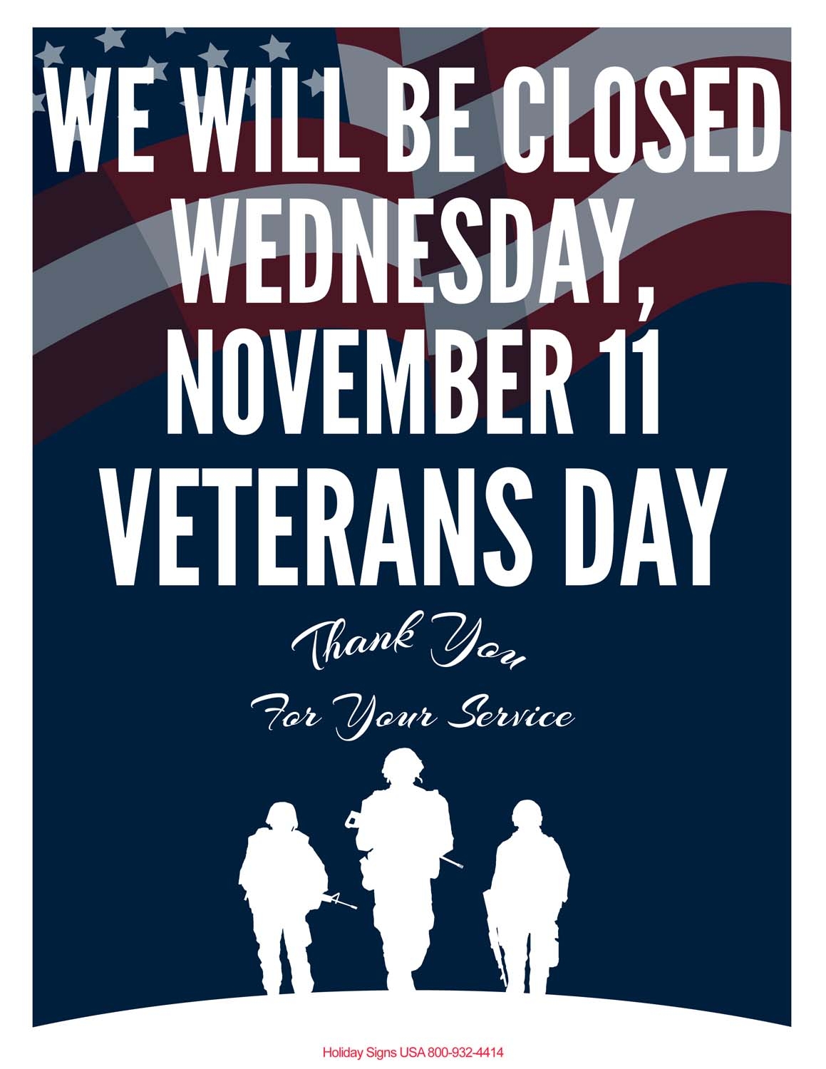Holiday Signs USA Business Holiday Closing Signs Holiday Signs USA Business Holiday Closing Signs
