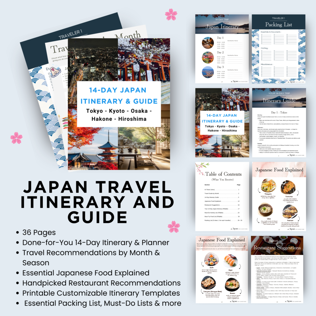 Japan Travel Made Simple Your Ultimate 14 Day Itinerary Planner Food Packing Tips Tokyo Kyoto Osaka Hakone Hiroshima Japan On Cloud Nine Japan Travel Made Simple Your Ultimate 14 Day Itinerary Planner Food Packing Tips Tokyo Kyoto Osaka Hakone Hiroshima Japan On Cloud Nine