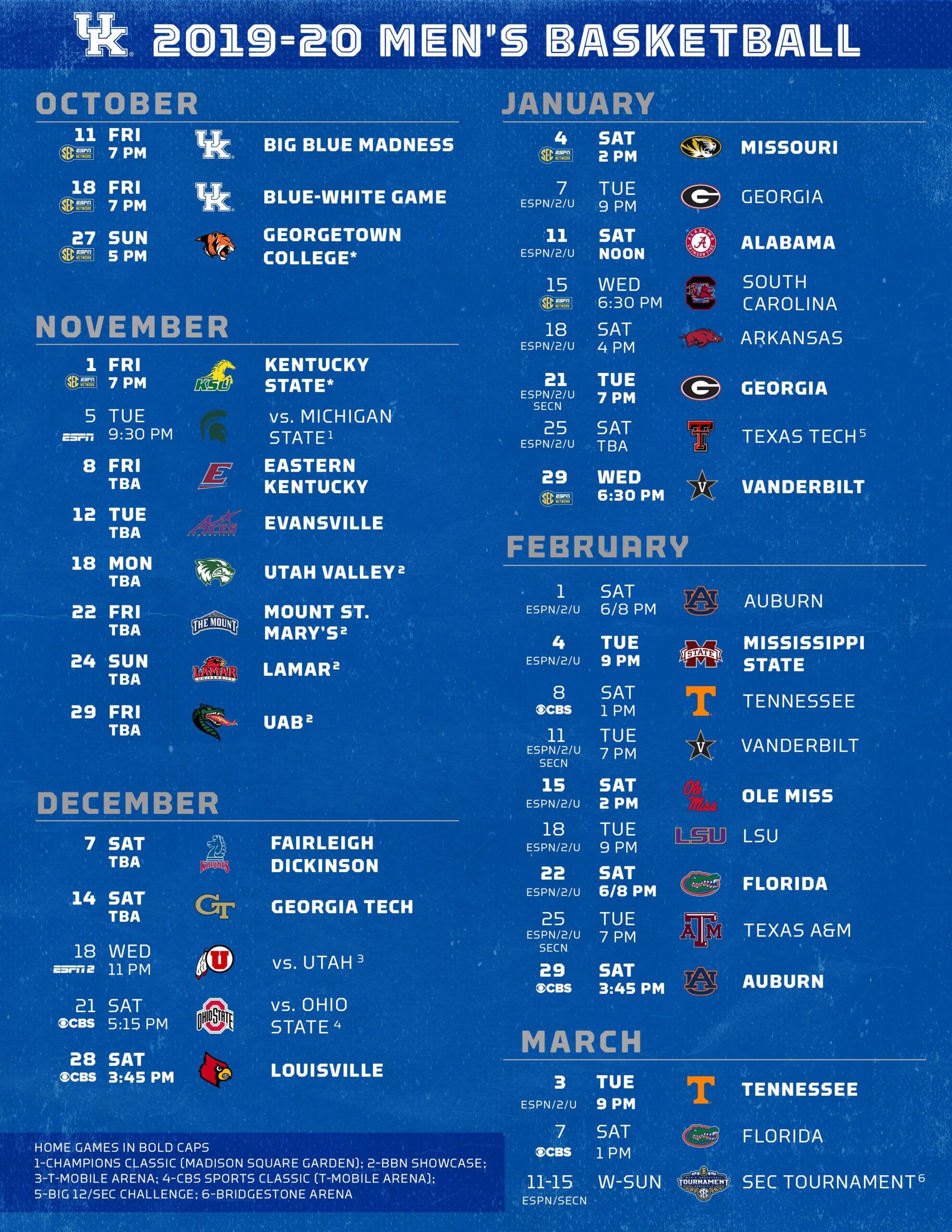 Uk Basketball Printable Schedule Uk Basketball Printable Schedule