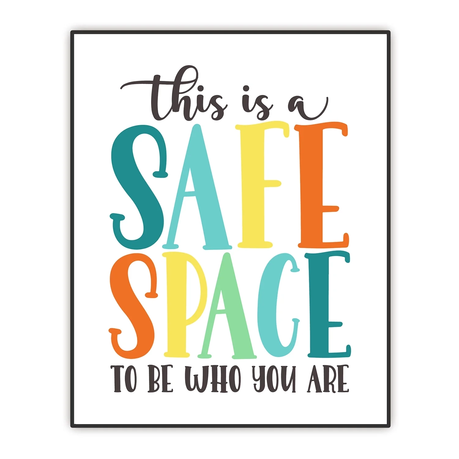 Kids Wall Art Safe Space Poster Classroom Wall Decor Inclusive Art Therapist Counseling Office Decorations UNFRAMED Print 8 X10 Walmart Kids Wall Art Safe Space Poster Classroom Wall Decor Inclusive Art Therapist Counseling Office Decorations UNFRAMED Print 8 X10 Walmart