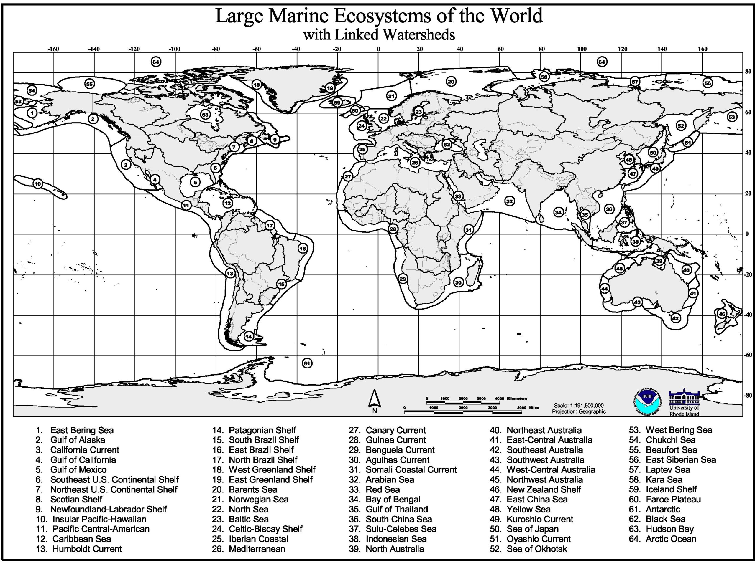 Marine Geography Quiz Worksheets Library