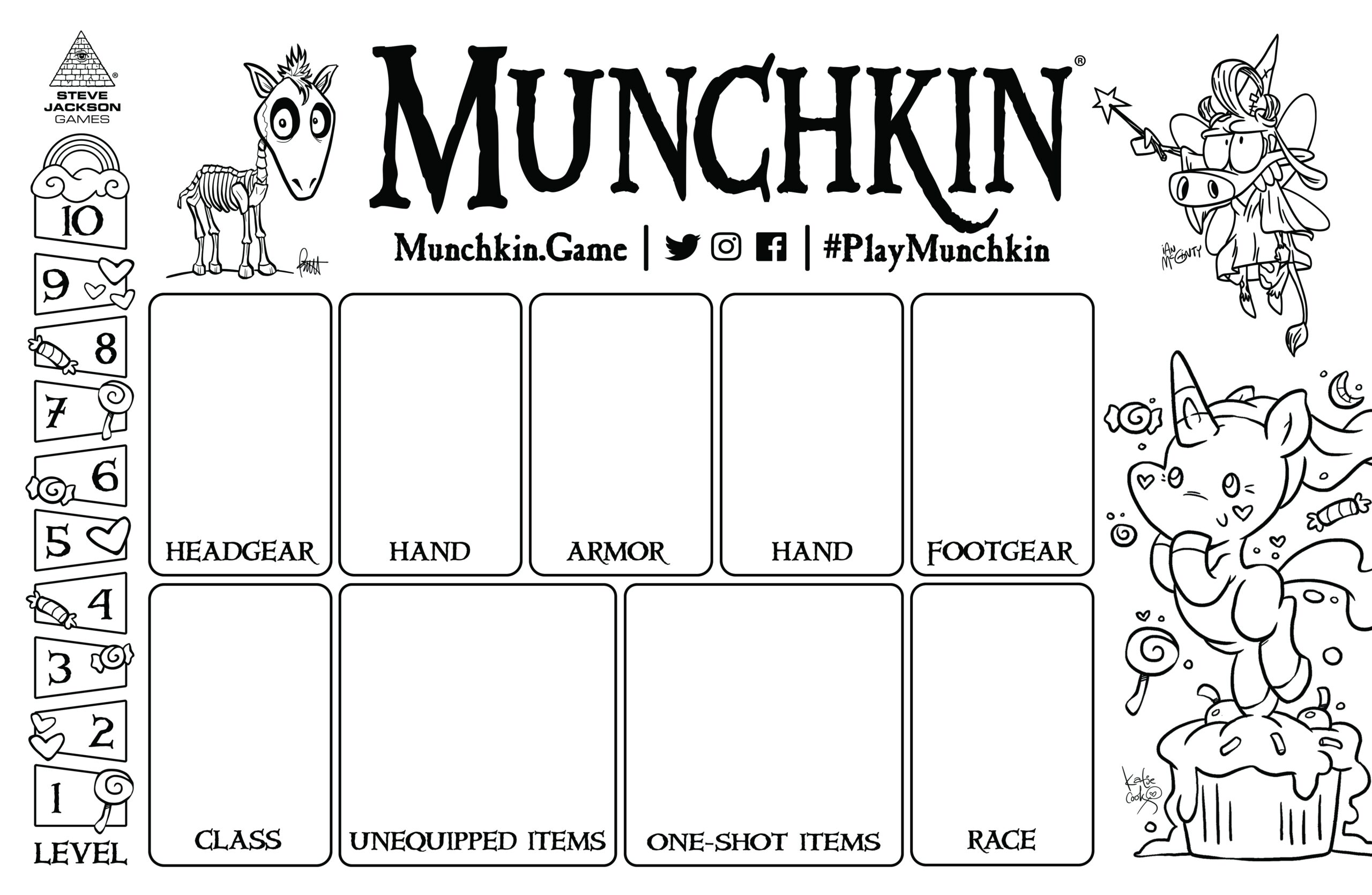 Munchkin Charactersheet By MeetThePyr0 On DeviantArt Worksheets Library