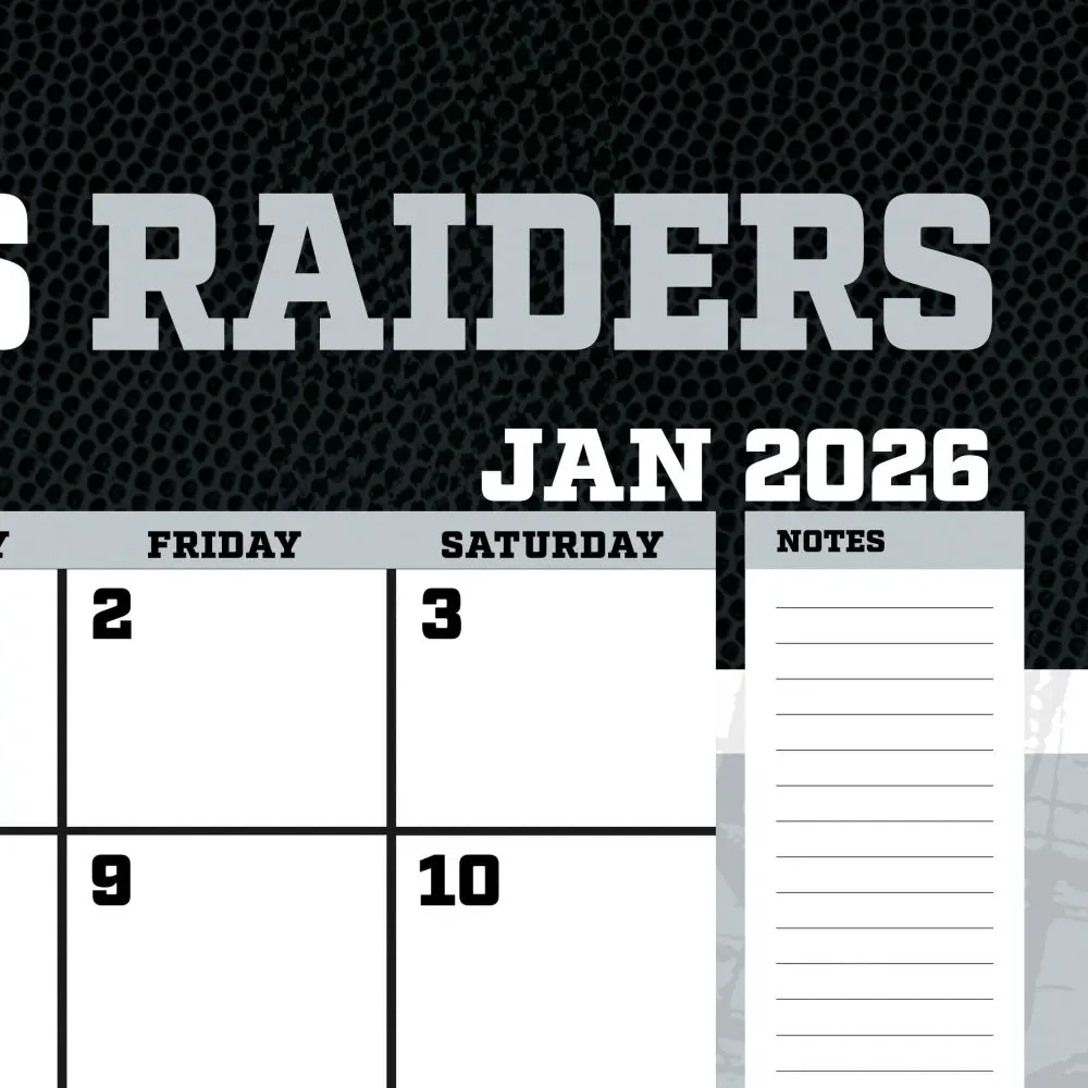 Raiders Schedule 2026 Printable