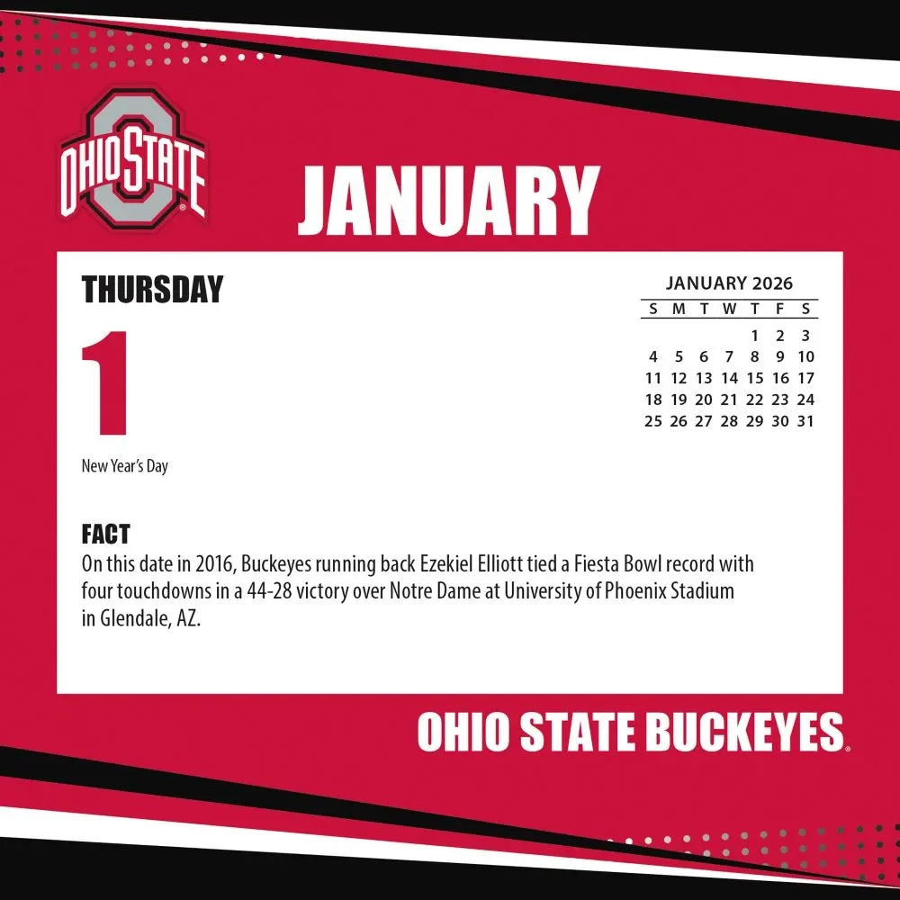 Printable Schedule Ohio State Football 2026