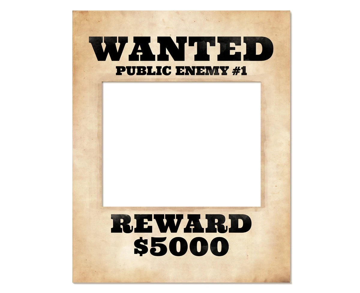 Printable Wanted Photo Sign Printable Wanted Photo Sign