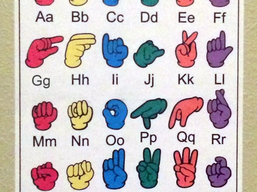 Printable Asl Colors Printable Party Favors