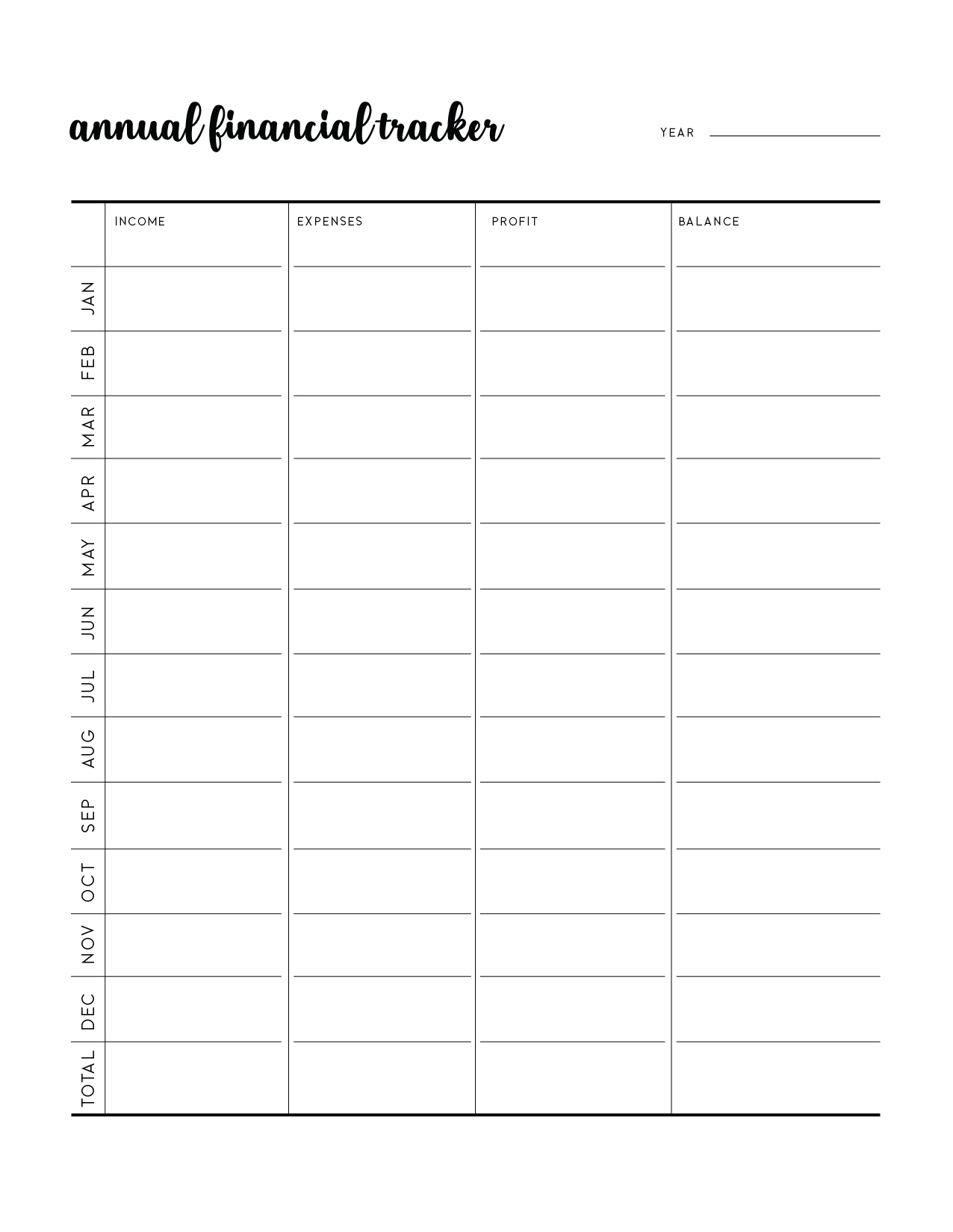 Printable Budget Sheets Annual Expenses