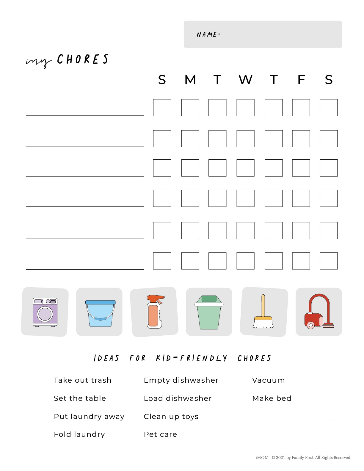 Printable Chore Chart For Kids IMOM Printable Chore Chart For Kids IMOM