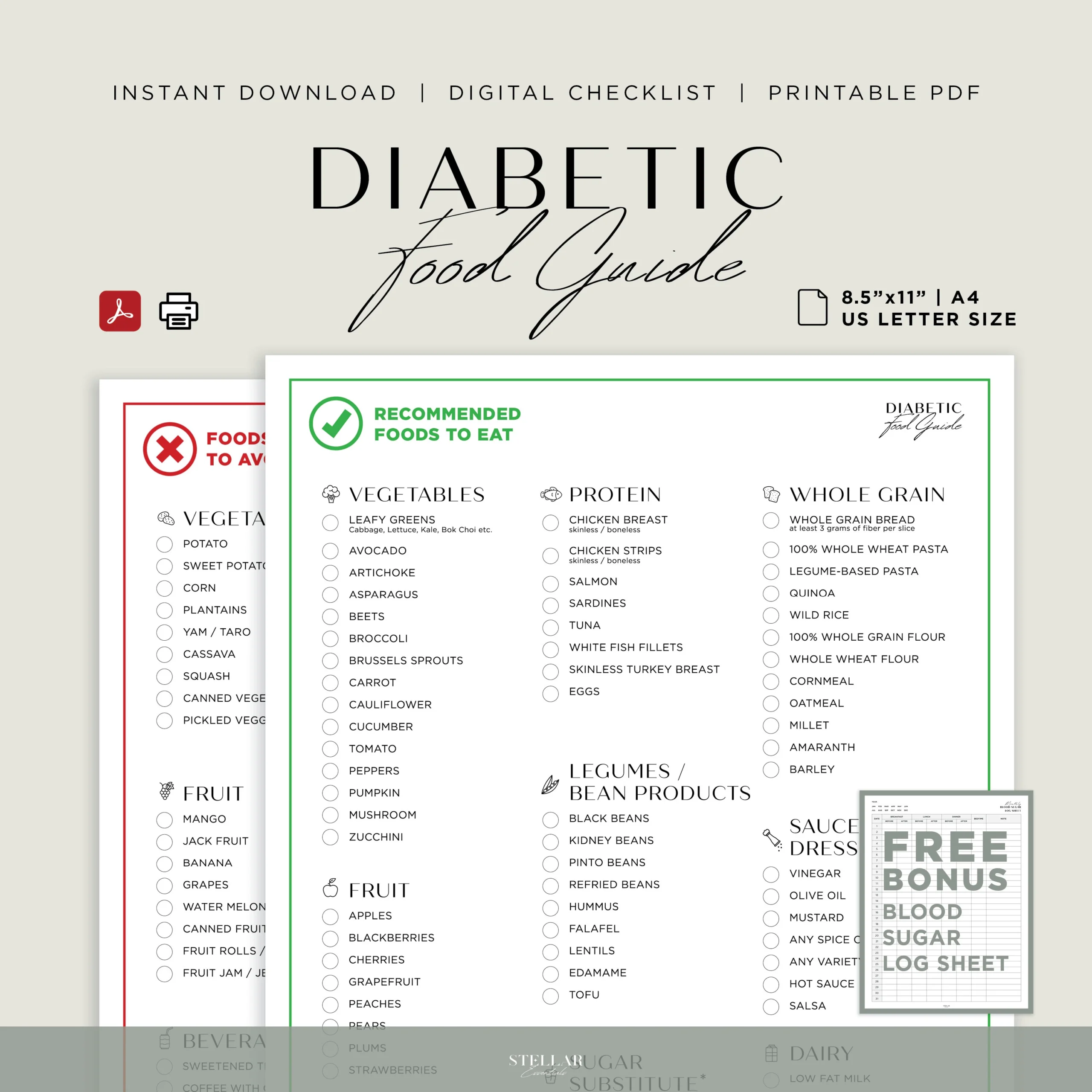 Printable Diabetic Food List Digital Diabetic Food Chart Diabetic Food Log Diabetes Food Guide Nutrition List Diabetic Friendly Snacks Etsy Printable Diabetic Food List Digital Diabetic Food Chart Diabetic Food Log Diabetes Food Guide Nutrition List Diabetic Friendly Snacks Etsy