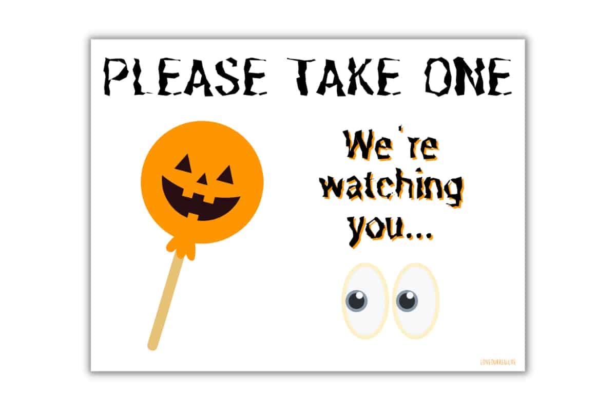 Printable Halloween Sign Blank Printable Halloween Sign Blank