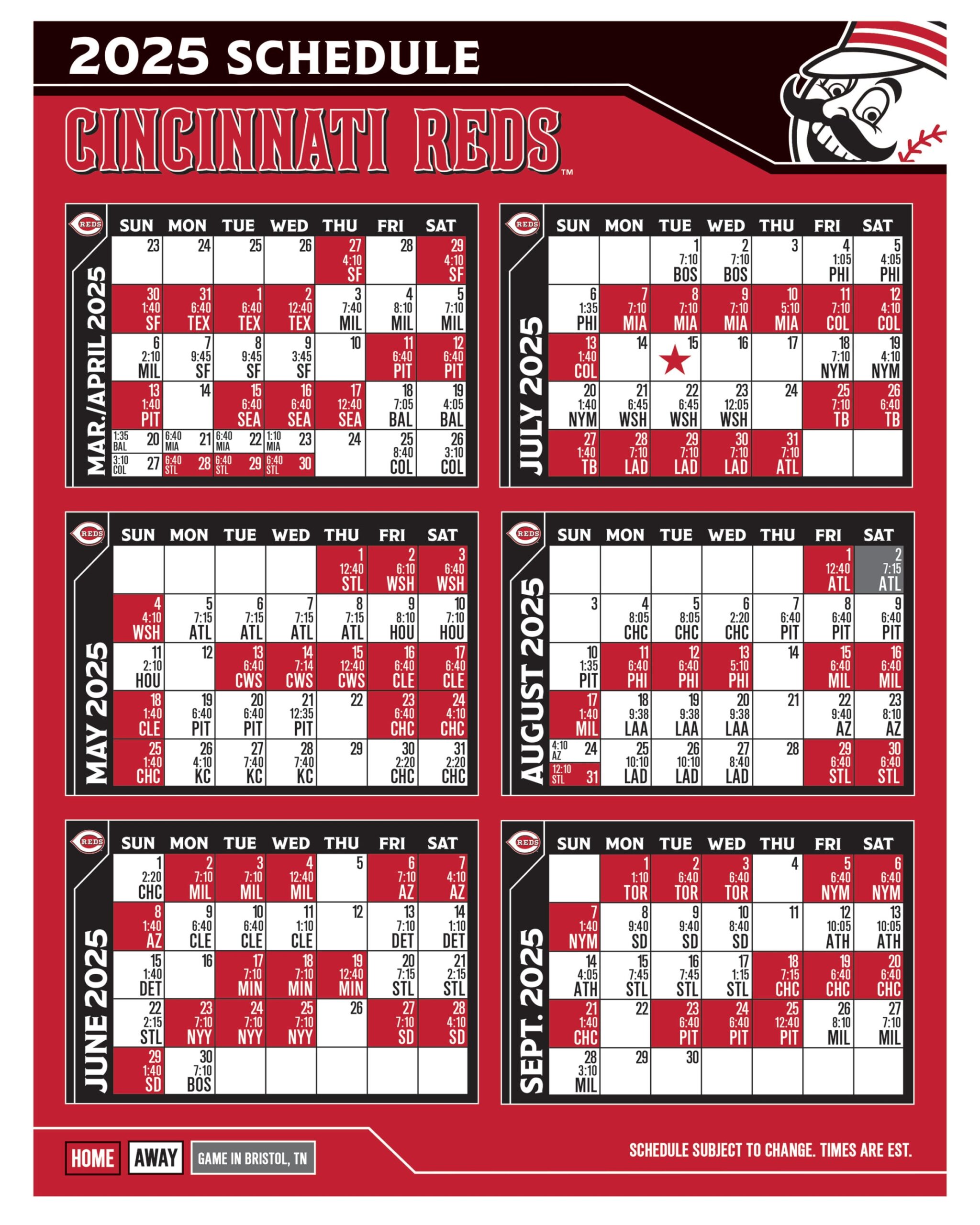 Printable Phillies Baseball Schedule List