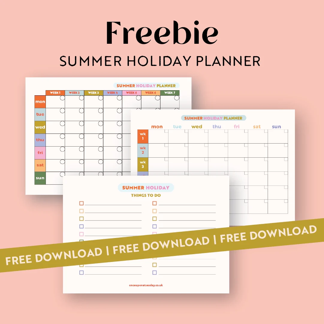 Summer Free Planner Template Printable Summer Free Planner Template Printable