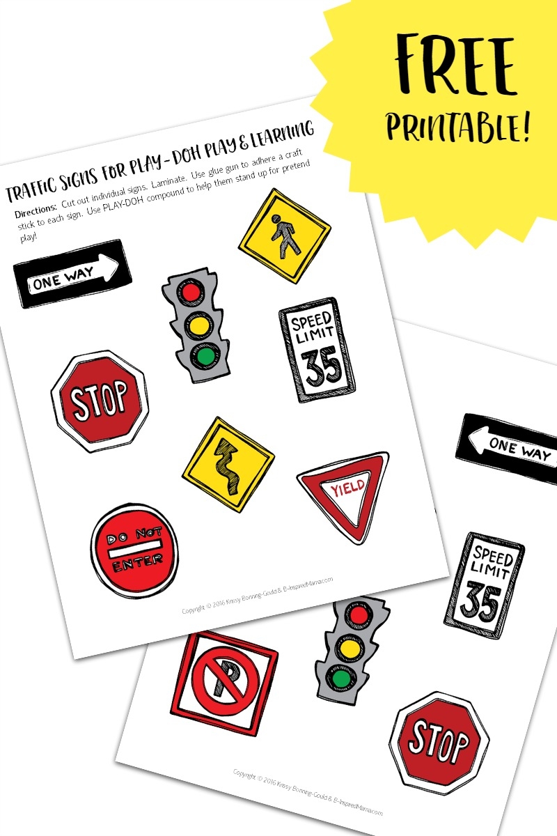 Printable Traffic Signs For Preschool