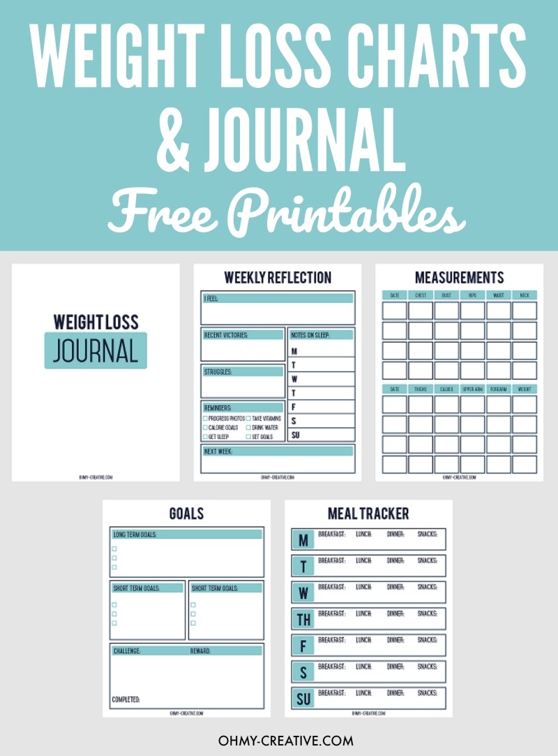 Printable Weight Loss Journal Sheets