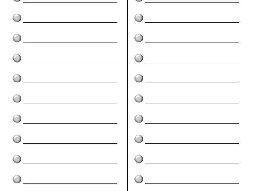 Pros And Cons List Online Or Editable And Printable