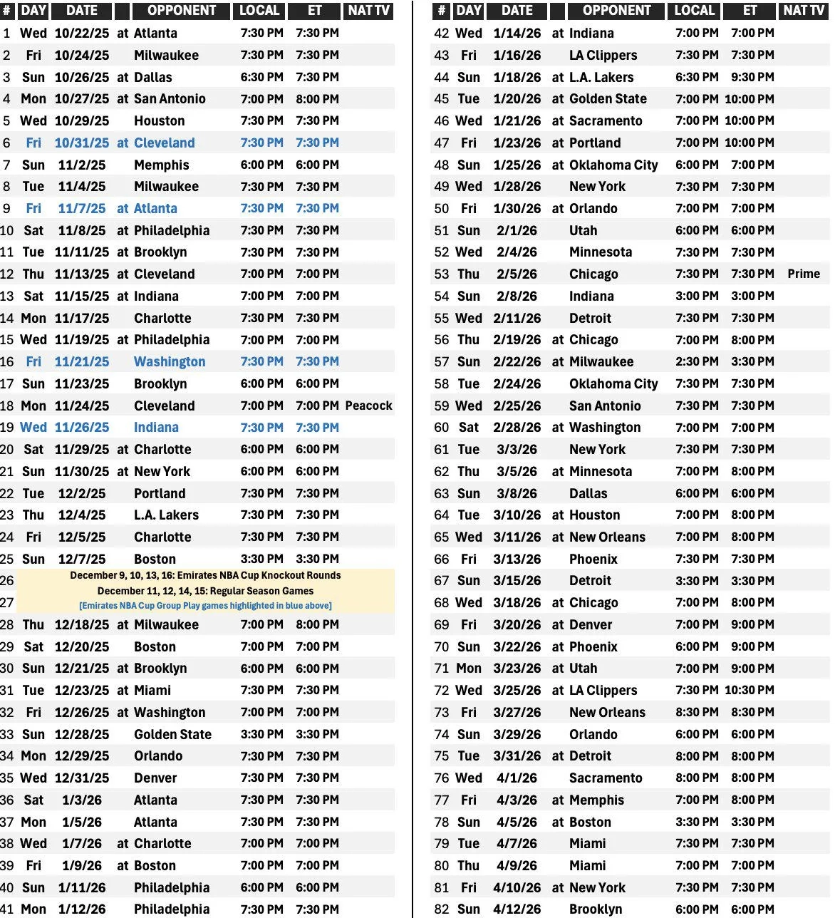 Raptors Full 2025 2026 Season Schedule R torontoraptors