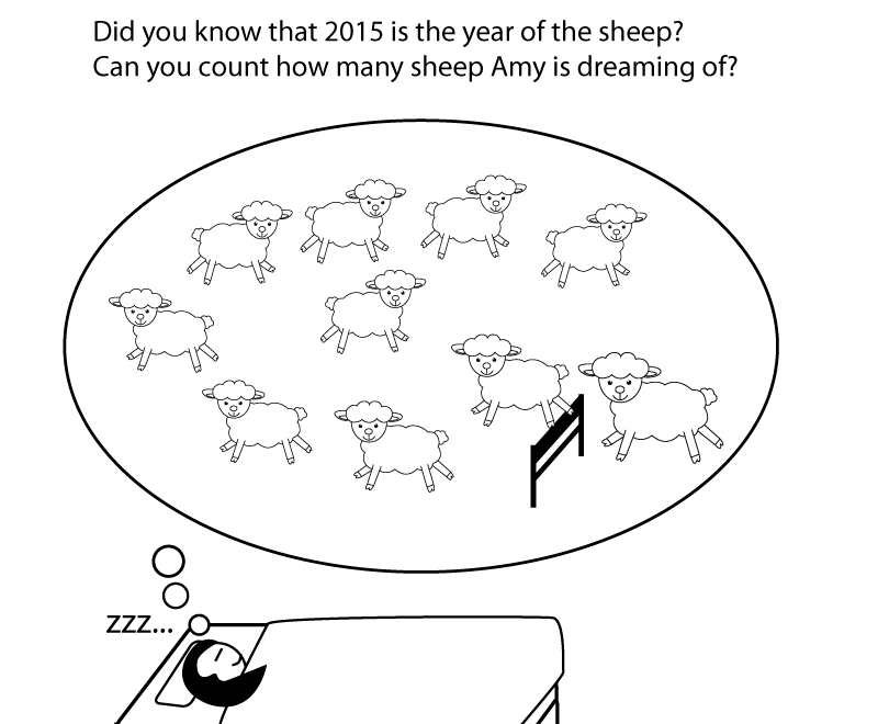 Sheep Counting Worksheet Free Printable Digital PDF