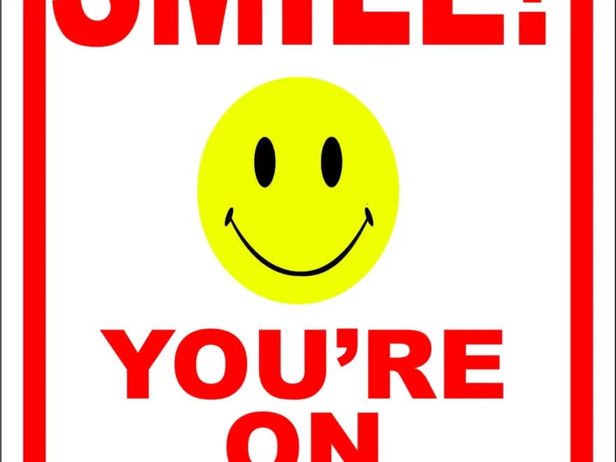 Smile You re On Camera Sign Signs By Salagraphics