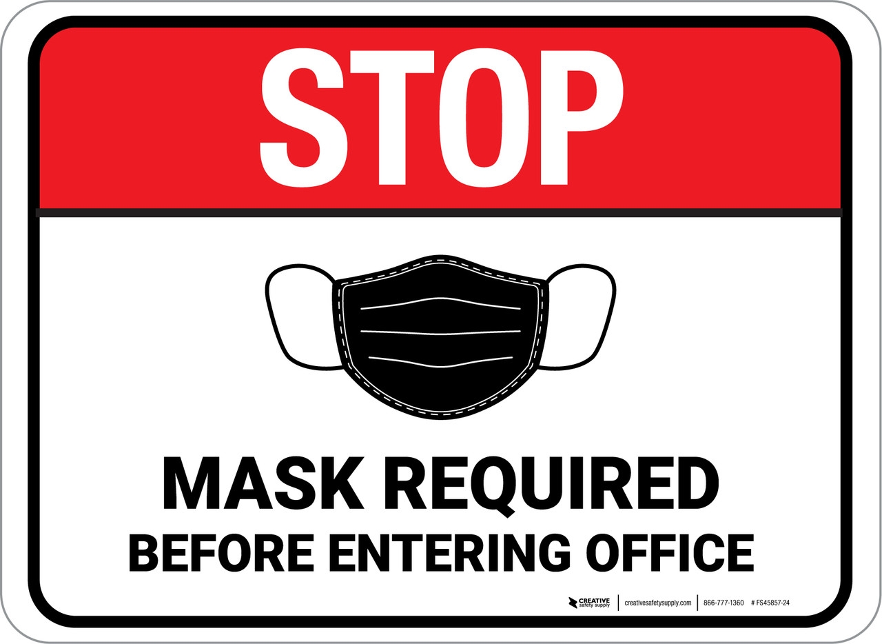 Printable Mask Required Sign