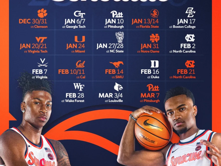 Syracuse Announces 2025 2026 Conference Schedule R CollegeBasketball