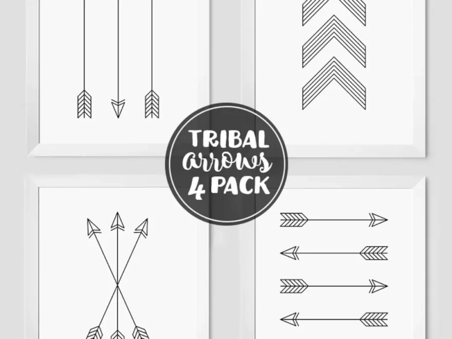 Tribal Arrow Prints Printable Art Wall Prints Arrows Arrow Printable Arrow Wall Art Chevron Print Arrow Wall Prints Printable Arrows Etsy
